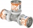 T� � sertir - Egal - S-Press PLUS - 20 mm vers 20 mm vers 20 mm - Uponor 1070561
