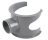 Selle 90� PVC - M�le / Femelle - Diam�tre 100/40 mm - Nicoll USL104