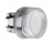 T�te Bouton Poussoir - Lumineux - Capuchonn� - Blanc - Schneider ZB4BW513