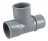 T� pied de biche PVC - M�le / Femelle - 87�30 - Diam�tre 32 mm - Nicoll UTF188MF