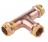T� �gal � sertir - Pour tube cuivre - Gaz - Diam�tre 18 mm - Comap 5130VG18