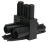 Distributeur en T - 3 P�les - 1 Entr�e - 2 Sorties - Noir - Bizline 300039