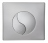Plaque de commande - CONCERTO chrom� m�t pour b�ti support CONCERTO 2 touches - Alterna 31185411