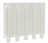 Legrand obturateur 5 modules blanc pour tableau �lectrique