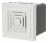 Sonnerie � timbre �lectronique 2M blanc Legrand Mosaic