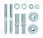 Kit fixation pour lavabo - R�glable - 8 x 90 mm - Bizline 400106