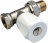 Robinet simple r�glage - 419U - Droit � visser - EURO-SAR - Finition nickel�e - 12 x 17 - Comap 419203