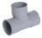 T� pied de biche PVC - Femelle / Femelle - 87�30 - Diam�tre 32 mm - Nicoll UTF188