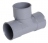 T� pied de biche PVC - Femelle / Femelle - 87�30 - Diam�tre 50 mm - Nicoll UTJ188