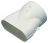 Raccord - Mixte droit - Blanc - 40 x 100 mm - Minigaine - ALDES 11023978