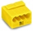 Borne micro pour boite de d�rivation - Wago - 0.6 � 0.8 mm� - 4 conducteurs - Jaune