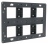 Support � vis 2 x 3 postes - 6/8 modules