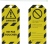 tiquettes consignation - Danger ne pas toucher - En polyester - 50 x 110 mm - Lot de 10 - Bizline 730565
