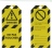 �tiquettes consignation - Danger ne pas toucher - En polyester - 50 x 110 mm - Lot de 10 - Bizline 730565