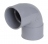 Coude PVC - Femelle / Femelle - 87�30 - Simple - Diam�tre 32 mm - Nicoll UCF88