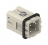 Insert m�le - A lame de pression - 3 p�les + Terre - 10A - 400V - Gabarit 21.21 - ILME CKSM03