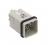 Insert m�le - 12 p�les + Terre - 10A - 400V - Gabarit 21.21 - ILME CQM12