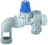 Groupe de s�curit� - Pour chauffe eau - Horizontal - NF - Diam 20 x 27 mm - Coud� - Si�ge Inox - Thermador GS20CI