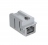 Adaptateur - Pour connecteur - RJ45 CAT 6 class E - Femelle pour capots - Gabarit 21.21- ILME CJK8FT