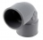 Coude PVC - Femelle / Femelle - 87�30 - Simple - Diam�tre 32 mm - Nicoll UCF88