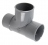 T� pied de biche PVC - M�le / Femelle - 87�30 - Diam�tre 50 mm - Nicoll UTJ18
