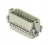 Insert m�le - A visser - 16P+T - 16A - 250V - Gabarit 66.16 - ILME CDAM16