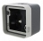 Boitier saillie 1 poste Hager Cubyko composable gris