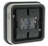 Bouton poussoir lumineux NO 10A Hager Cubyko encastr� complet gris