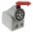 Prise saillie 16 Amp�res 3P+N+T IP44 rouge - Legrand 555159