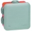 Boite de d�rivation �tanche 100 x 100 x 55 mm Legrand Plexo gris et rouge
