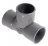 T� pied de biche PVC - Femelle / Femelle - 87�30 - Diam�tre 32 mm - Nicoll UTF188