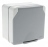 Prise saillie �tanche 3P+N+T 20A � volet Legrand Plexo Gris