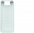 Bac d'encastrement pour GD213A + GA01XX - Hager GE013EN