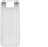 Bac d'encastrement pour GD313A + GA01XX + COM - Hager GE313EN