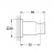 Support douchette - Grohe RAINSHOWER - Chrom� - Grohe 27075000