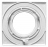 Collerette aluminium - Fixe - Pour ONEX - IP65 - CARREE - Pour DL150174 & - Abi - Aurora DL155926