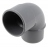 Coude PVC - M�le / Femelle - 87�30 - Diam�tre 40 mm - Nicoll UCH8