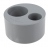 Tampon de r�duction PVC - M�le / Femelle - Double - Diam�tre 100/50/32 mm - Nicoll UT53
