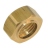 Ecrou Collet Battu en laiton - 12 x 17 - Pour tube 12 mm - Sachet de 10 pi�ces