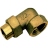 Coude union en laiton - Femelle - 28 mm � souder vers 26 x 34 � visser - Sachet de 2