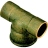 T� en laiton - 16 mm � souder vers 15 x 21 � visser - Sachet de 2