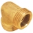Coude en laiton � visser - M�le / M�le - Egal brut - 26 x 34 - Sachet de 2