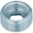 R�duction en laiton � visser - Port�e int�rieure - M�le 20 x 27 vers Femelle 15 x 21 - Chrom� - Sachet de 2