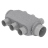 Caisson de distribution - Pour conduits souples - Neocd 80 S - Atlantic 412231