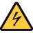 Triangle de signalisation - Avec pictogramme �clair - CATU AM-49/05