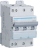 Disjoncteur - 3 Poles + Neutre - 6-10KA - Courbe D - 25A - 3M - Hager NGT825