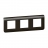 Enjoliveur - 3 x 2 Modules - Horizontal - Noir Mat - Legrand Mosaic 079046L
