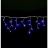 Rideau - Festilight AUTHENTIC - STALACTITE - 3 x 0.6 Mtres - Bleu - 16 Descentes - Festilight 50421-16-W3-Z