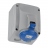 Prise saillie - 32 Amp�res - 2P+T - IP44 - Bleu - Legrand 555254