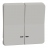 Enjoliveurs - 2 demi - Blanc - Mureva styl - Schneider electric MUR39205